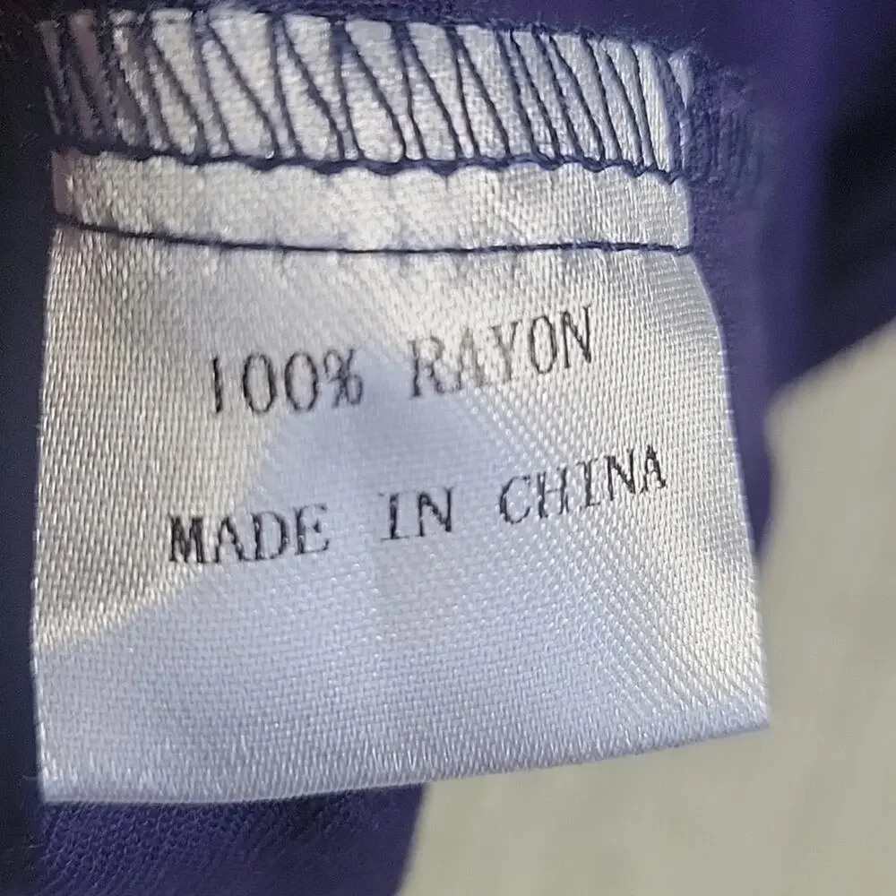 Zesica Navy Blue Long Sleeve Ruched Bodice Dress Womens Size Small NWT - Picture 12 of 12